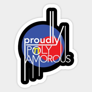 Proudly Polyamorous Sticker